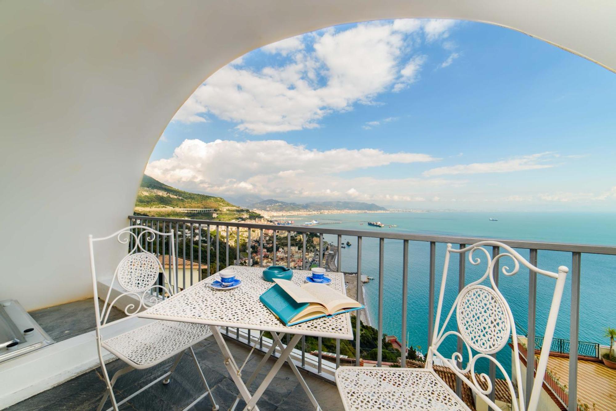 Panoramic Amalfitan Coast Hideaway Villa Vietri Exteriör bild